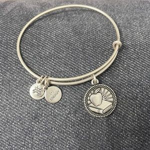 Alex and Ani teacher bracelet.